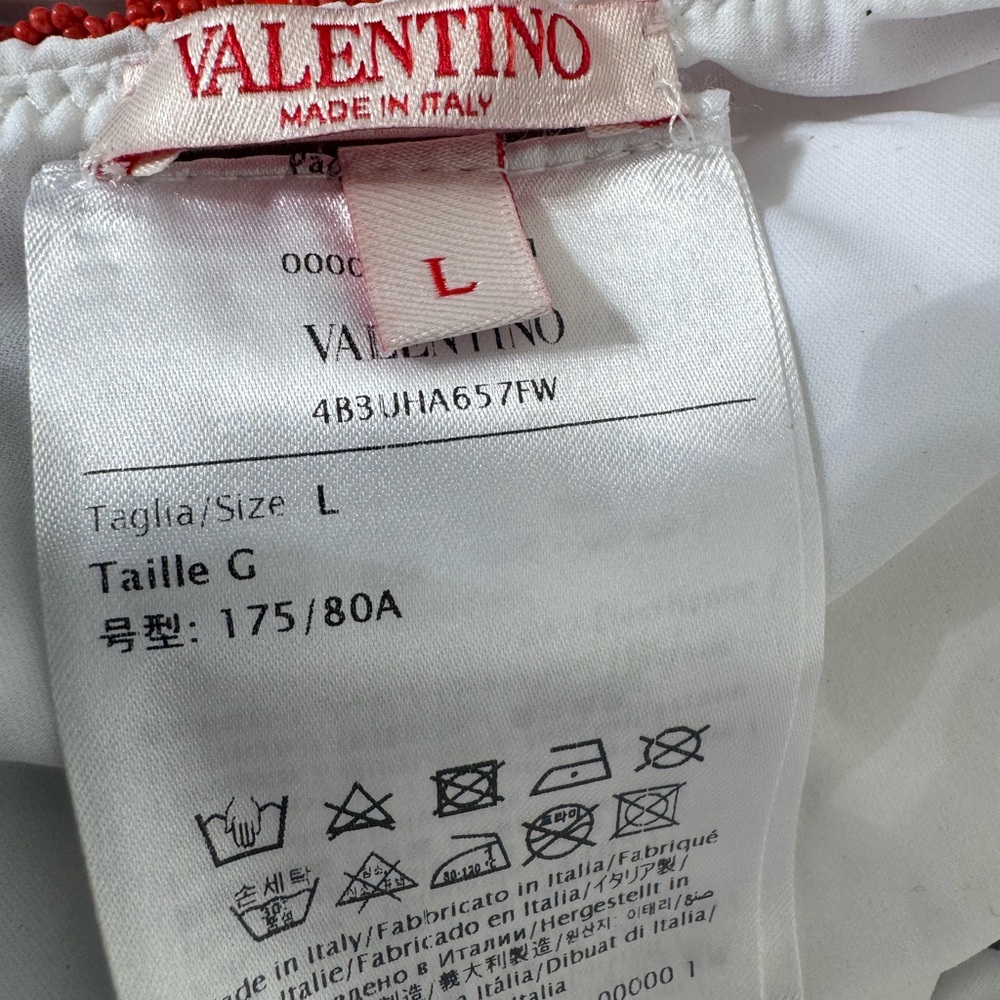 VALENTINO GARAVANI Beaded Cut-Away Swimsuit $4,708 large comes with dust bag - Picture 13 of 17